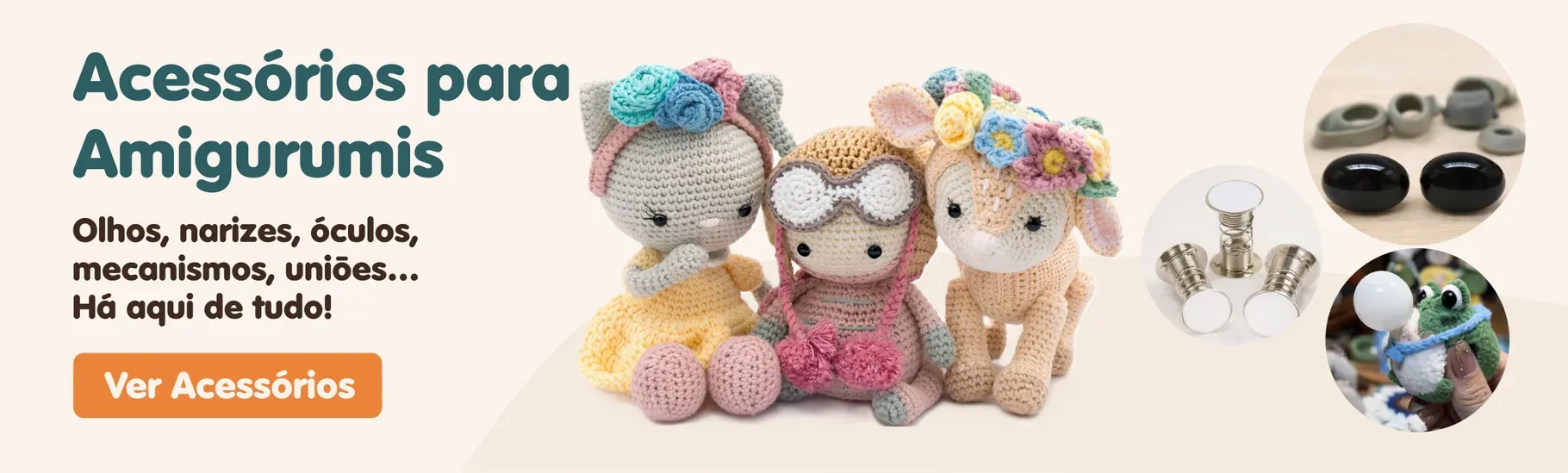 Acessórios Amigurumis